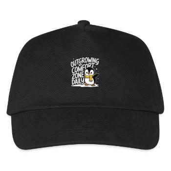 Get out of my comfort zone with Penguin every day - Kids’ Baseball Cap - black - Front