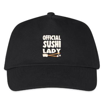 Sushi Lover Official Sushi Lady - Kids’ Baseball Cap - black - Front
