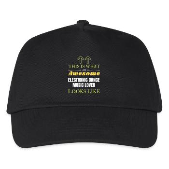 This is what an awesome Electronic Dance Music lov - Kids’ Baseball Cap - black - Front