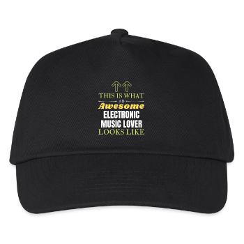 This is what an awesome Electronic music lover loo - Kids’ Baseball Cap - black - Front