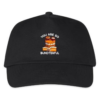 Bäcker, du bist so fleißig beim Backen - Kinder Basecap - Schwarz - Vorne