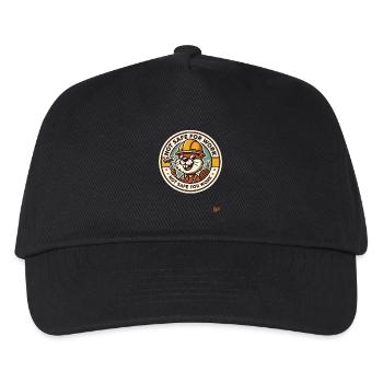 Not safe for work, construction worker beaver - Kids’ Baseball Cap - black - Front