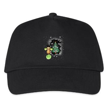 Christmas Vegetarian Cabbage Vegetable Peanut Xmas - Kids’ Baseball Cap - black - Front