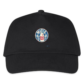 Japanese milk in a bottle - Kids’ Baseball Cap - black - Front