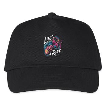 Jazz: Life's A Riff Musik Inspiration - Kinder Basecap - Schwarz - Vorne