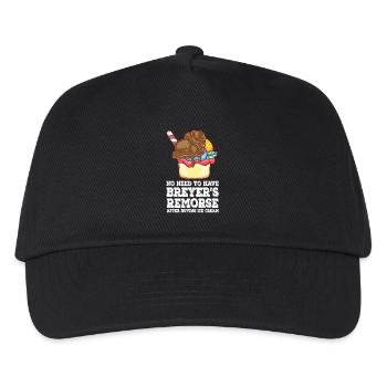 Breyer's Remorse Buying Frosty Cream - Kids’ Baseball Cap - black - Front