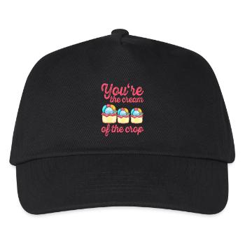 You're The Cream Of The Crop Cream - Kids’ Baseball Cap - black - Front