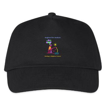 Anglers For Autism Casting a Brighter Future - Kids’ Baseball Cap - black - Front