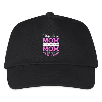Maman vibraphone comme une maman normale mais en plus - Casquette de baseball Enfant - noir - Devant
