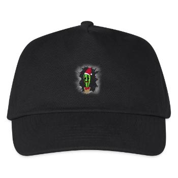 Nikolaus Schwiegermutter Weihnachten Kaktus - Kinder Basecap - Schwarz - Vorne