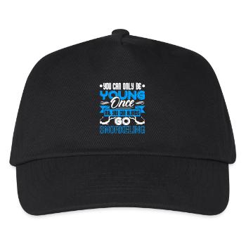 Snorkeling You Can Always Go Snorkeling - Kids’ Baseball Cap - black - Front
