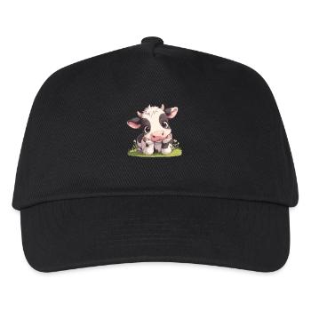 Vaches Vache - Casquette de baseball Enfant - noir - Devant