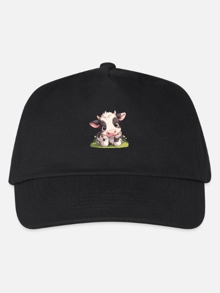 Kühe Kuh - Kinder Basecap - Schwarz