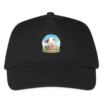Vaches Vache - Casquette de baseball Enfant - noir - Devant