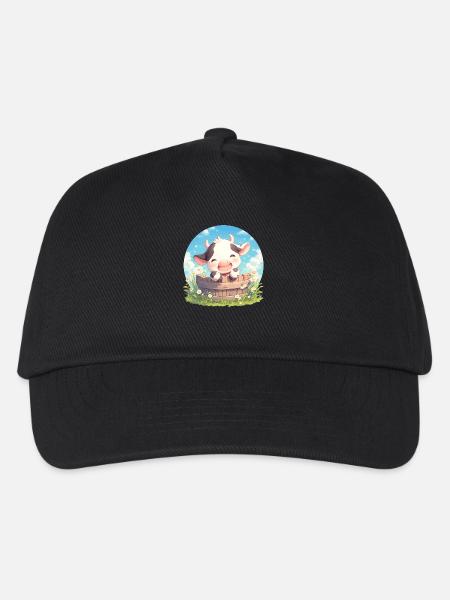 Kühe Kuh - Kinder Basecap - Schwarz