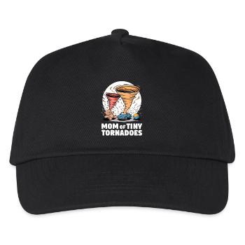 Maman petites tornades drôle de chaos design - Casquette de baseball Enfant - noir - Devant