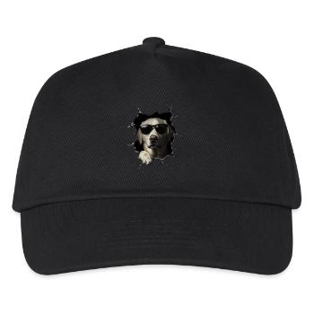 Drôle de chien propriétaire Chien mignon Labrador - Casquette de baseball Enfant - noir - Devant
