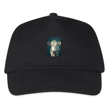 Vaches Vache - Casquette de baseball Enfant - noir - Devant