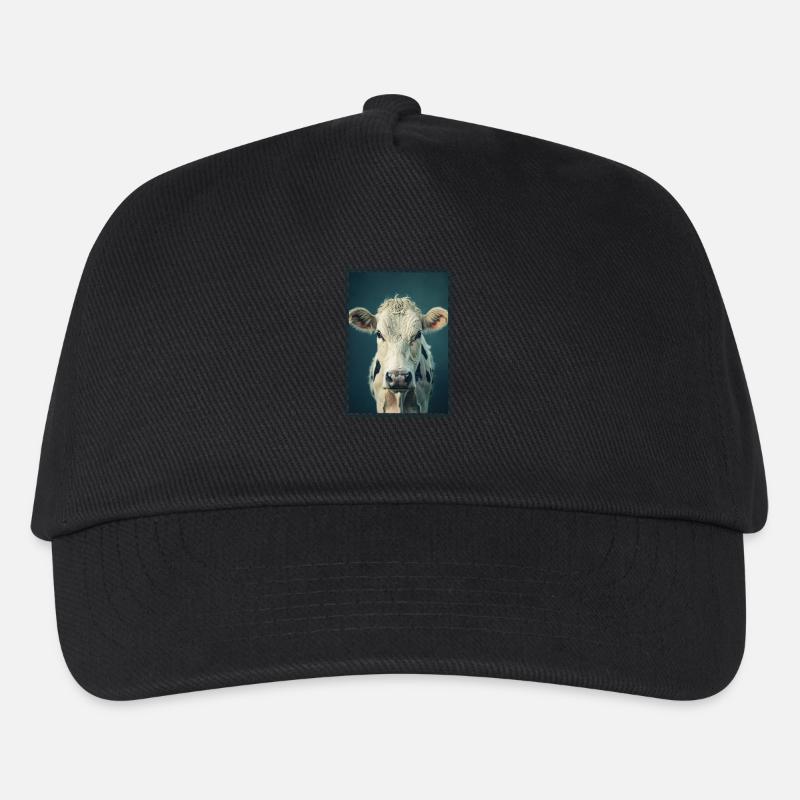 Kühe Kuh - Kinder Basecap - Schwarz