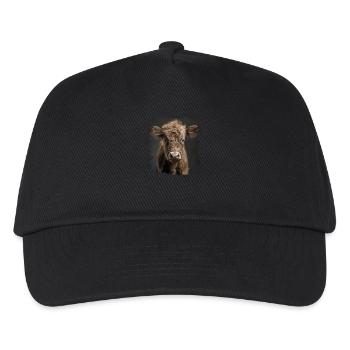 Vaches Vache - Casquette de baseball Enfant - noir - Devant