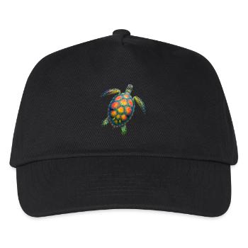 Amoureux des tortues de mer Motif safari animalier - Casquette de baseball Enfant - noir - Devant