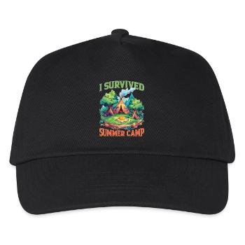 I Survived Summer Camp 6 - Kinder Basecap - Schwarz - Vorne