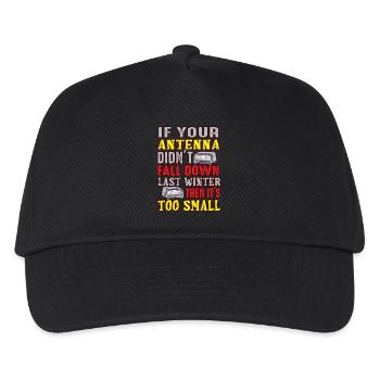 Antenne amateur trop petite Radio amateur - Casquette de baseball Enfant - noir - Devant