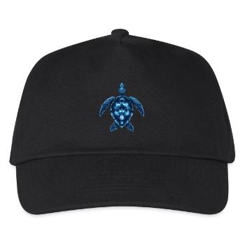 Amoureux des tortues de mer Motif safari animalier - Casquette de baseball Enfant - noir - Devant