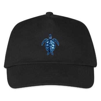 Amoureux des tortues de mer Motif safari animalier - Casquette de baseball Enfant - noir - Devant