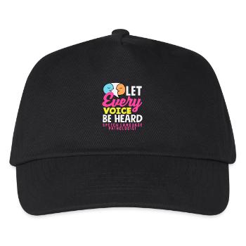 L’orthophoniste fait entendre chaque voix - Casquette de baseball Enfant - noir - Devant