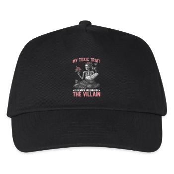 My Toxic Trait Is Always Falling For The Villain 2 - Kinder Basecap - Schwarz - Vorne