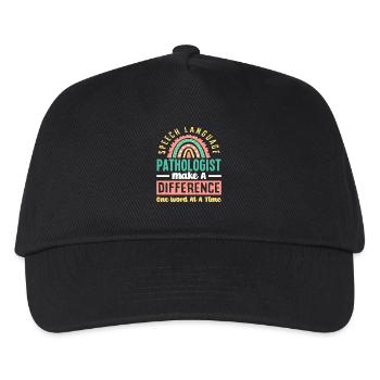 Speech therapist Make a difference - Kids’ Baseball Cap - black - Front