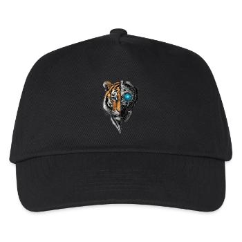 Drôle Robot Art Tigre Cyborg Animal AI Tigre - Casquette de baseball Enfant - noir - Devant