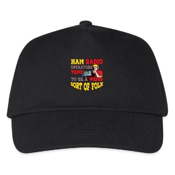Amateur Bizarre Sorte De Radio Amateur Folk - Casquette de baseball Enfant - noir - Devant