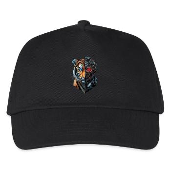 Drôle Robot Art Tigre Cyborg Animal AI Tigre - Casquette de baseball Enfant - noir - Devant