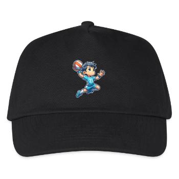 Handball Handballer - Kinder Basecap - Schwarz - Vorne