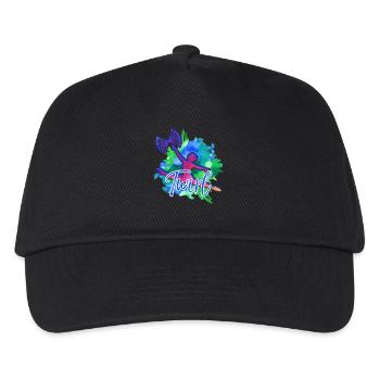 Cool Baton Twirling Colorful - Kids’ Baseball Cap - black - Front
