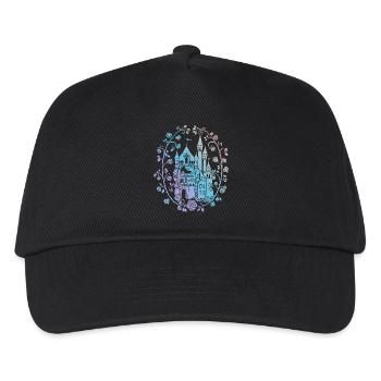 Fairytale Castle Rose Tendrils - Kids’ Baseball Cap - black - Front