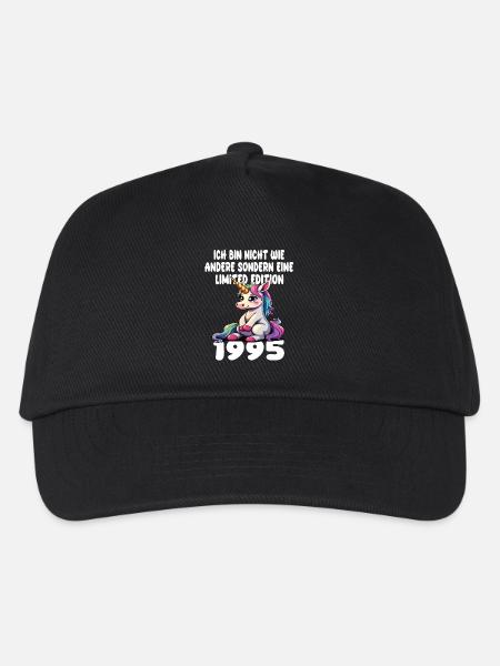 Limited Edition 1995 Geburtstag 1995 Geboren - Kinder Basecap - Schwarz