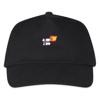 Îles Féroé Espagne Drapeau Îles Féroé espagnoles - Casquette de baseball Enfant - noir - Devant