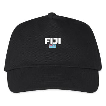 Fiji Fiji Fijian Flag Fijians - Kids’ Baseball Cap - black - Front