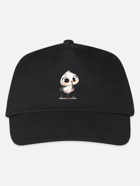 Kraniche Kranich - Kinder Basecap - Schwarz