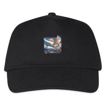 Cranes Crane - Kids’ Baseball Cap - black - Front