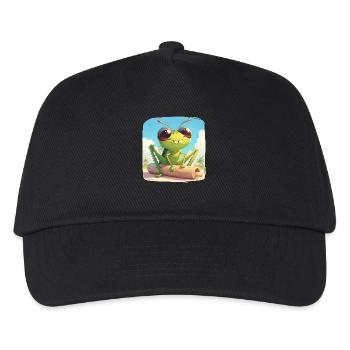 Grillen Grille - Kinder Basecap - Schwarz - Vorne