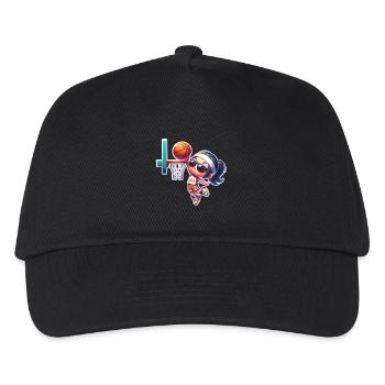 Basketball Basketball Basketball Femme - Casquette de baseball Enfant - noir - Devant
