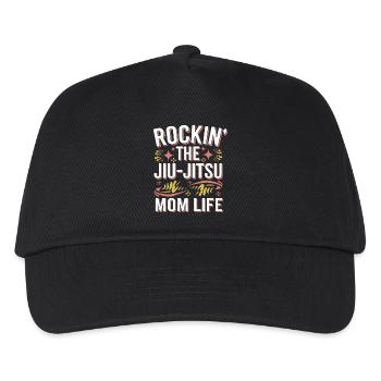Cool design for jiu-jitsu moms - Kids’ Baseball Cap - black - Front