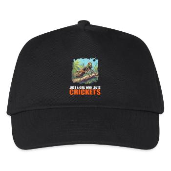 Grillen Grille - Kinder Basecap - Schwarz - Vorne
