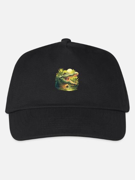 Krokodile Krokodil - Kinder Basecap - Schwarz