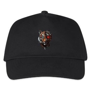 Drôle Robot Art Tigre Cyborg Animal AI Tigre - Casquette de baseball Enfant - noir - Devant