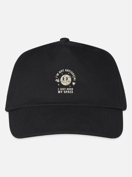 Je ne suis pas antisocial, j’ai juste besoin de mon espace - Casquette de baseball Enfant - noir